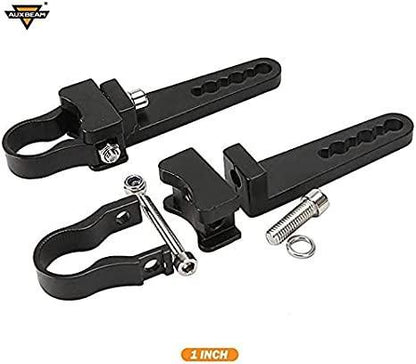 Lot de 2 Barres lumineuses support de montage Kit 1″ Bull Bar arceau Clamps Mount Clamps universel Holder Kits pour L