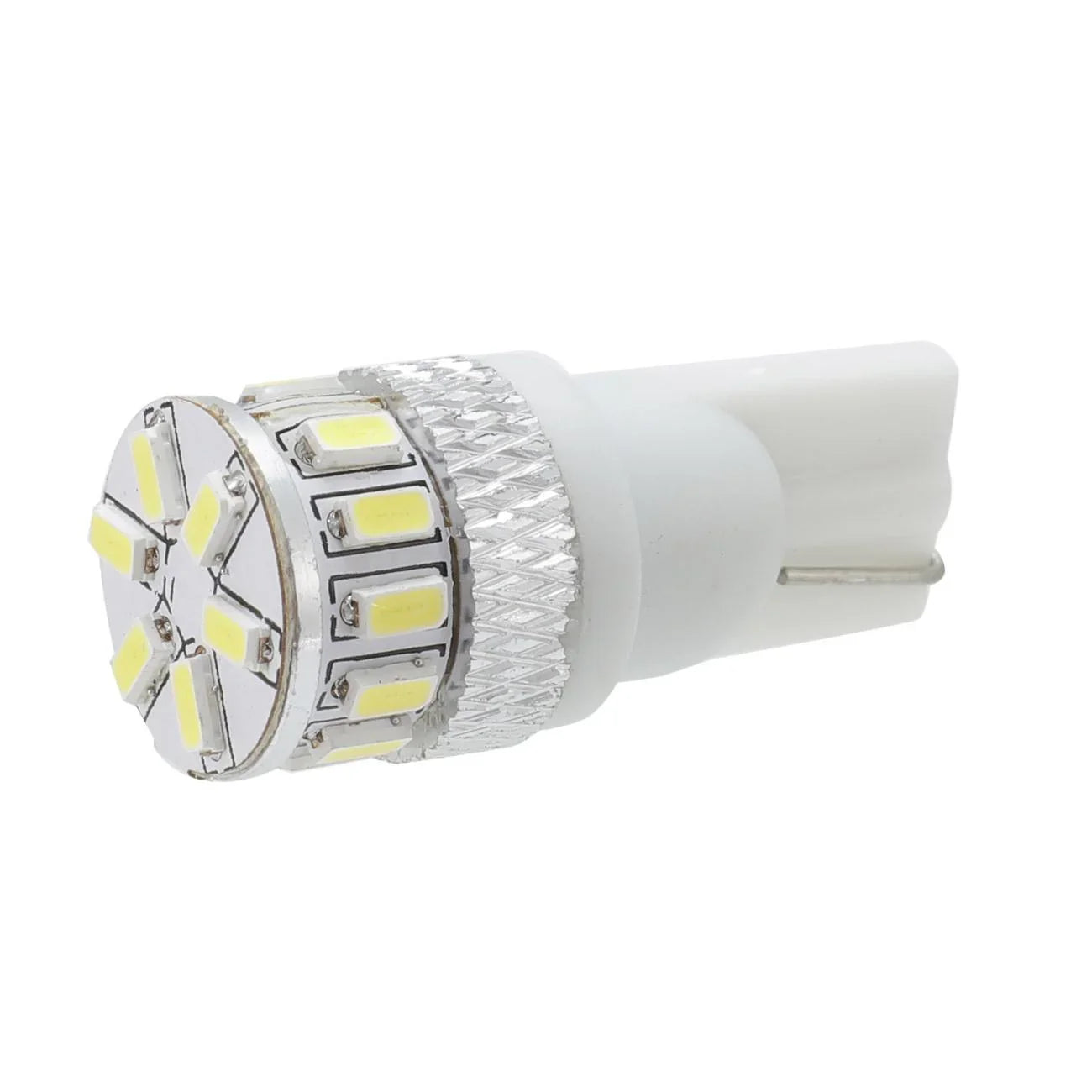 168 2825 W5W T10 Ampoules LED pour plaque, feux latéraux et intérieur 4W 300% haute luminosité sans erreur CAN-bus 6500K bla…