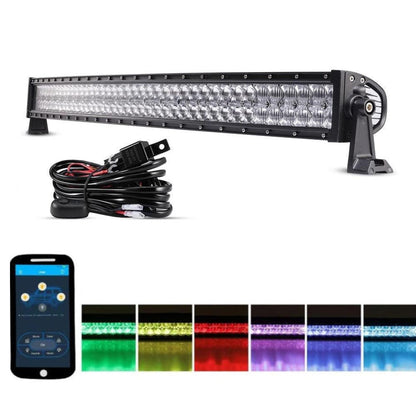V-série RGB droit/courbé 5D lens faisceau combiné Double Row Barres LED pour Chevrolet Tahoe – vue 23 – NOVADOMIO