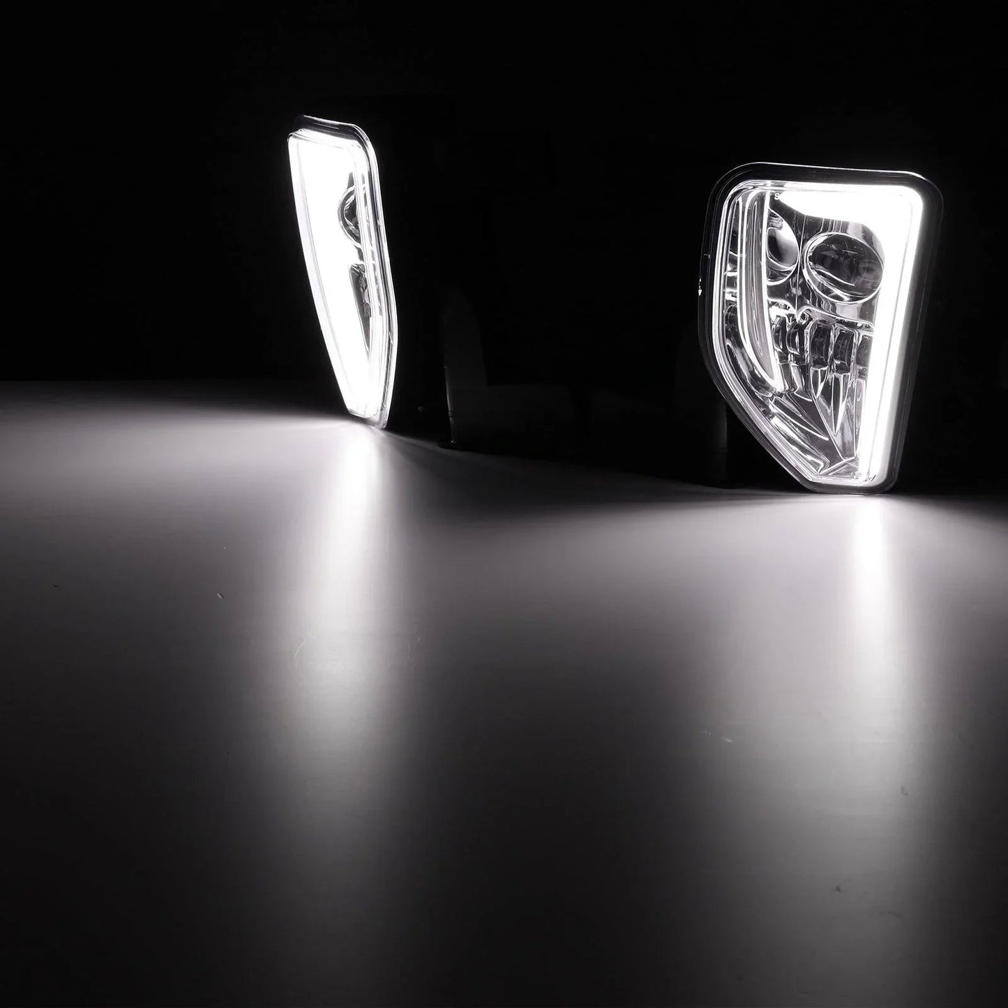 (2pcs/set) 45W DOT Approved LED Fog Lights avec DRL pour 2016-2018 Chevy Silverado 1500 (Chrome) – vue 10