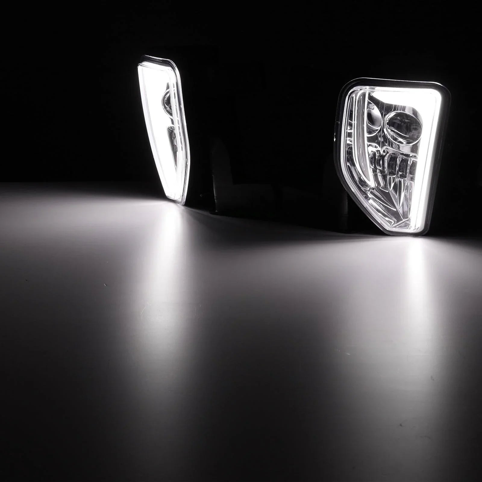 (2pcs/set) 45W DOT Approved LED Fog Lights avec DRL pour 2016-2018 Chevy Silverado 1500 (Chrome) – vue 10