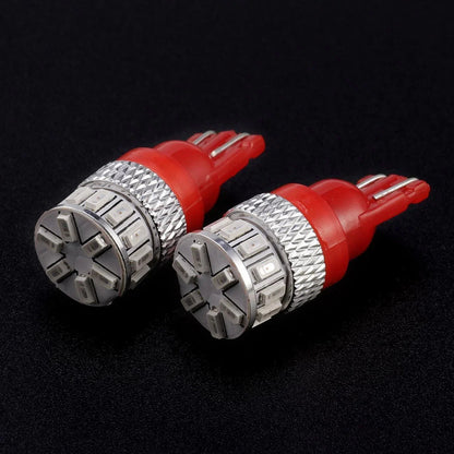 168 2825W5W T10 Ampoules LED pour plaque, feux latéraux et intérieur 4 W 300% haute luminosité sans erreur CAN-bus rouge – 2