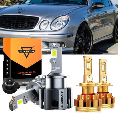 Kit d’ampoules LED feux de route/croisement pour Mercedes-Benz CL55 AMG avec phares HID 2001–2006 – NOVADOMIO