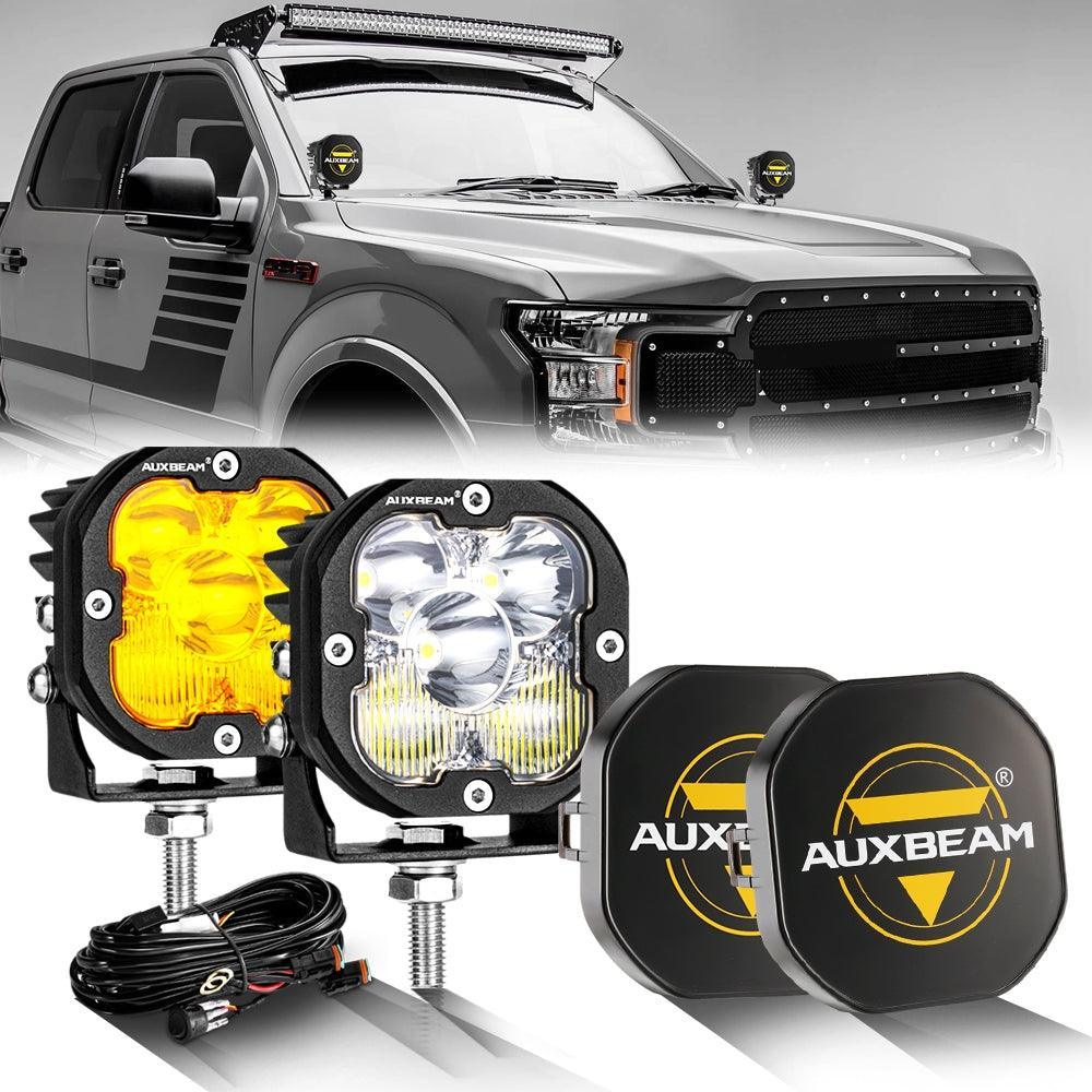 XP-ULTRA série 3 Inch 80W faisceau combiné LED Pods orange&blanc Offroad Lights – vue 11