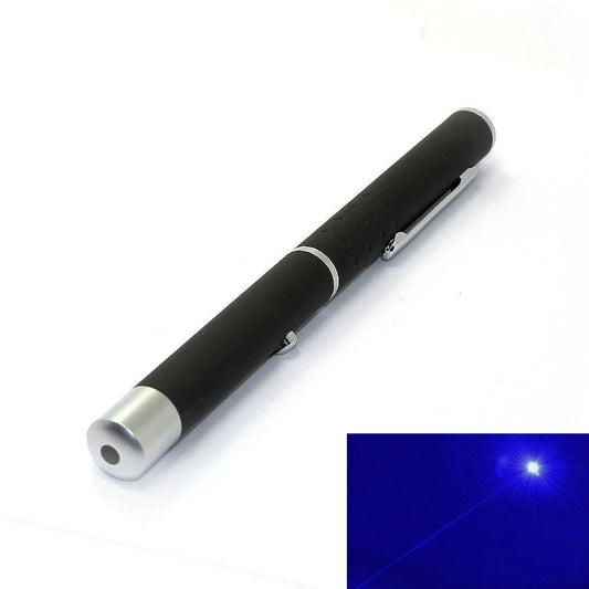 Stylo pointeur laser bleu 445 nm – 450 nm (<5 mW) – Pointeur laser portable en alliage…