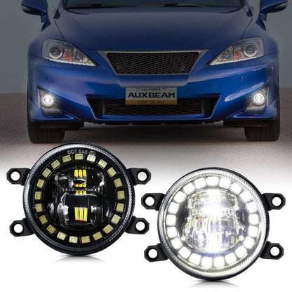 LED antibrouillards avec Halo DRL universel pour Toyota Camry Corolla RAV4 Yaris Prius Highlander Venza Avalon Matrix Solara