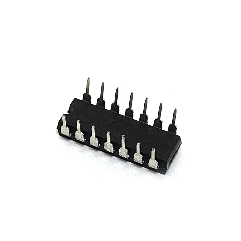 Paquet 74HC00AP : DIP-14, porte NAND quadruple à 2 entrées – vue principale