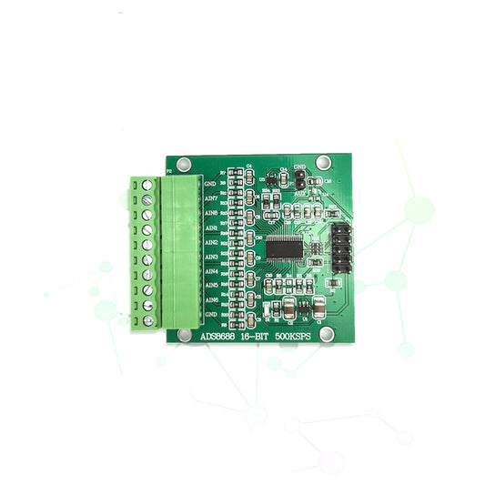 Module d'acquisition de données SAR / ADC à 8 canaux, entrée simple / bipolaire AD16 bits, 500 kSPS – Réf.…