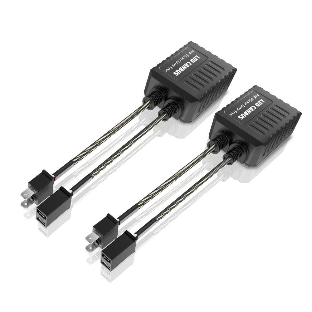 H7 C20-Model Decoder-Pro Enhanced Ampoules de phare LED Canbus Decoder Harness Resistor Conversion Kit 2pcs/set – vue 9