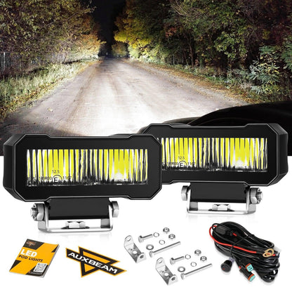4.6″ 60 W 7 200 lm projecteurs LED compacts tout-terrain feu longue portée – NOVADOMIO