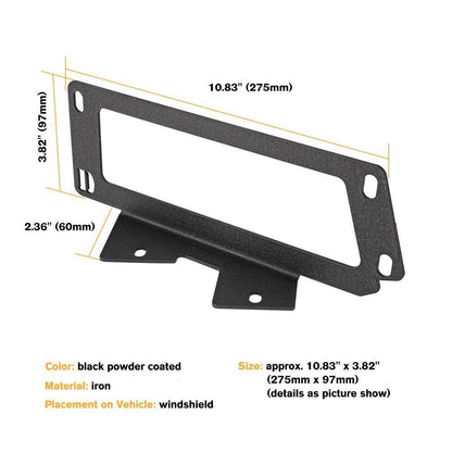 3″ projecteurs LED compacts avec supplémentaire orange caches & Dual antibrouillards Hidden pare-chocs support de montage
