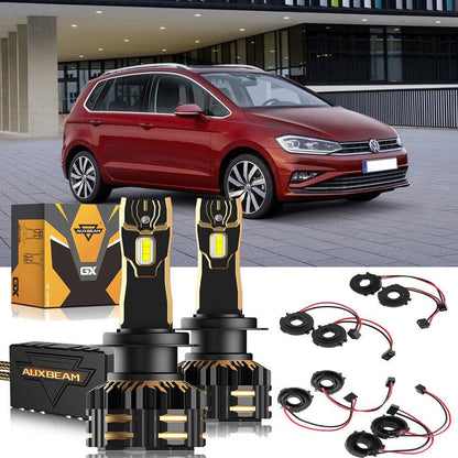 H7 Ampoules de phare LED pour Volkswagen Golf Sportsvan Facelift 2017–2020 – NOVADOMIO