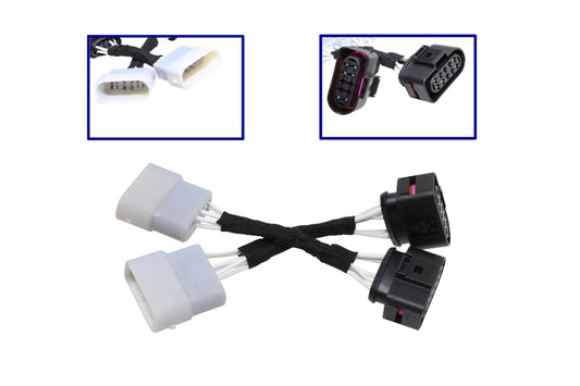 Adapter Halogen to Halogen 12-pin < - > 10-pin Plug & Play for Audi TT 8N