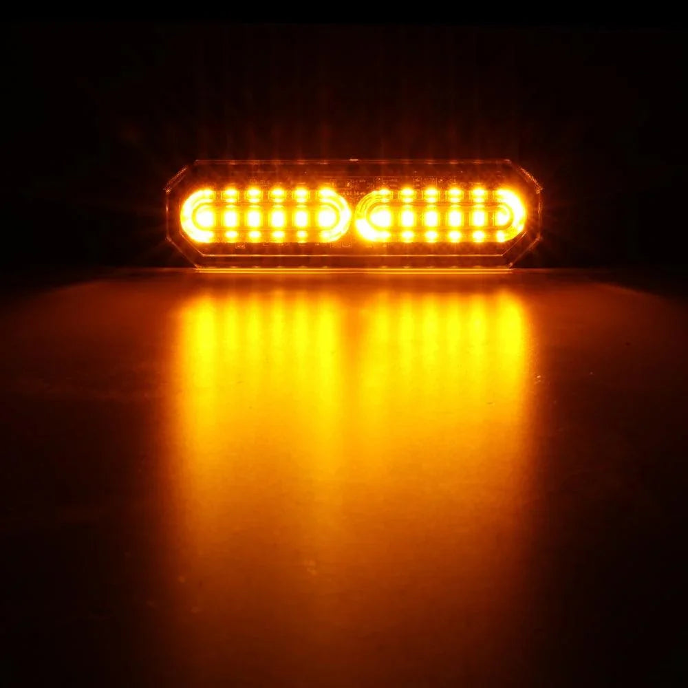 (4PSC/SET) 12LED Emergency Surface Mount Grill feu à éclats pour Trucks Vehicles ATV RV Cars Van – vue 8