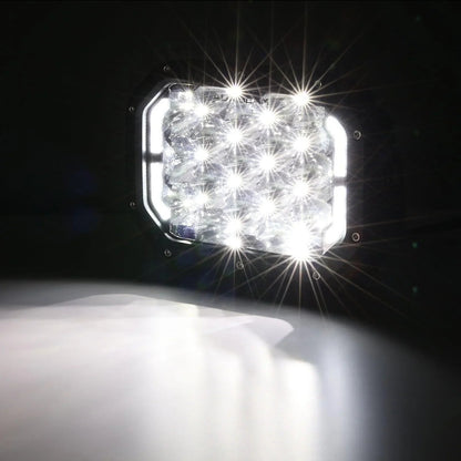 7×5″ rectangulaire projecteurs LED compacts blanc Spot feux longue portée avec DRL pour ATV UTV side-by-side 4×4 – vue 9