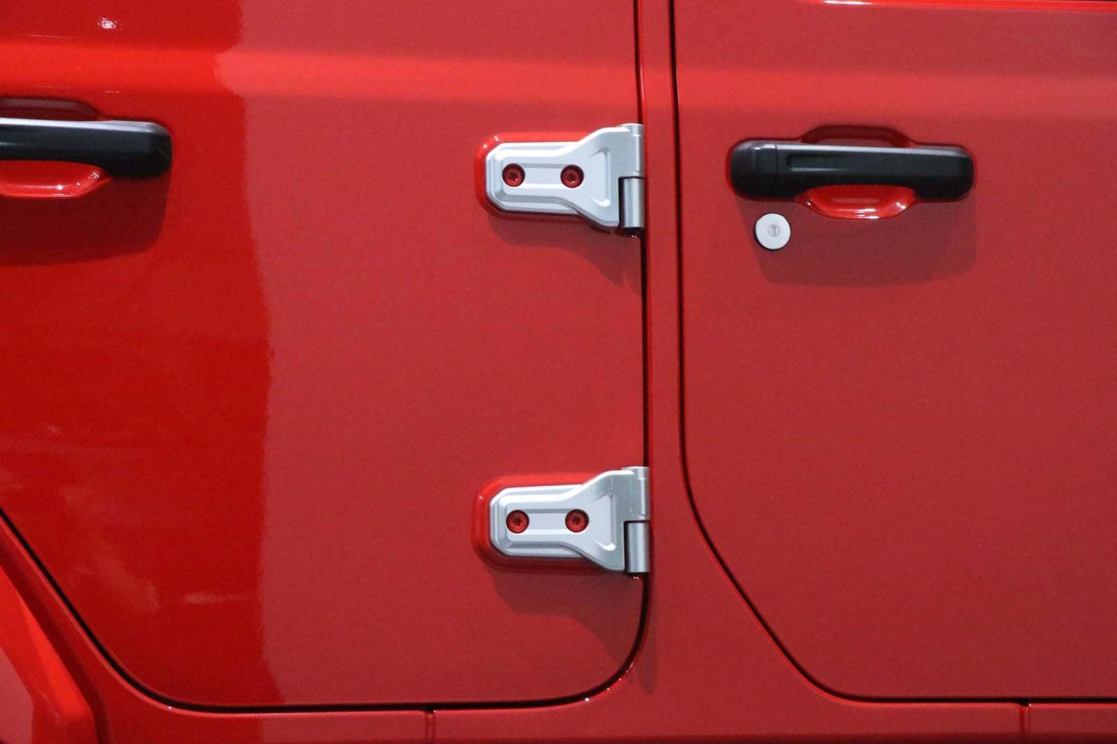 (8pcs/set) Door Hinge Shell pour Jeep Wrangler JL 2018-2022 (noir/ rouge/ Silver) – vue 11