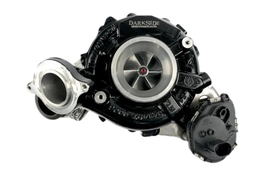 Darkside gtd2872vr billet ball bearing hybrid avec electronic actuator pour Audi B9 s4 s5 3.0 TDI – Darkside Developments