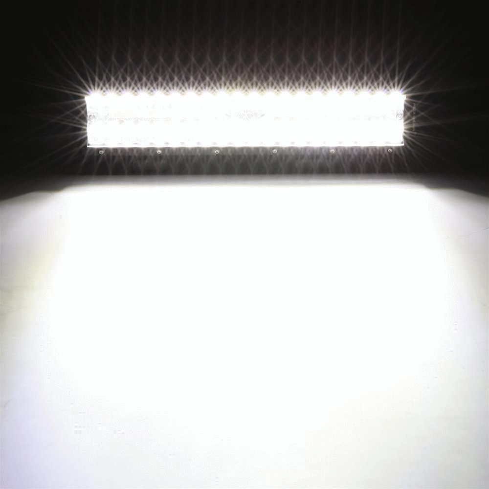 6 Modes série 3 Inch/4Inch/7Inch/12Inch/20Inch blanc&orange Barres LED – vue 2