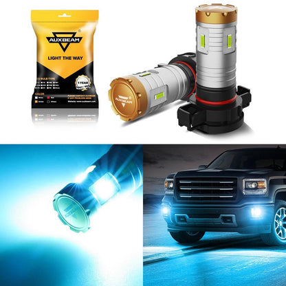 Kit d’ampoules LED feux de route/croisement F-16 Plus série CAN-bus intégré 14 000 lm pour GMC Sierra 2500 HD 2007–2014 – vue