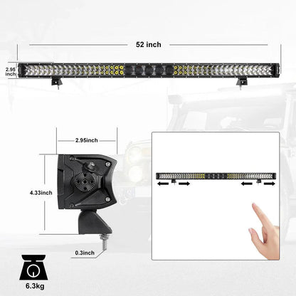 AR-800 RGB panneau de commande avec APP+52″ 5D-PRO Barres LED, modes bascule / momentané / impulsion – vue 7 – NOVADOMIO