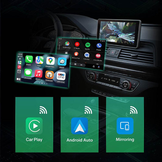 Écran multimédia Andream 7 pouces CarPlay – Audi Q3 Q5 Q7 A1 A3 A4 – vue 2 – NOVADOMIO