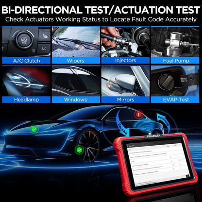 Valise diagnostic auto KINGBOLEN K10 Elite – Codage ECU et 40+ services – vue 8 – NOVADOMIO