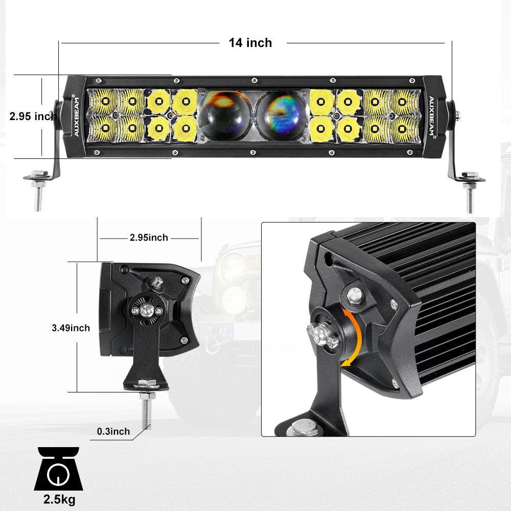 NEW 12 Inch 5D-PRO série 12000LM faisceau longue portée Off Road Barres LED – vue 12