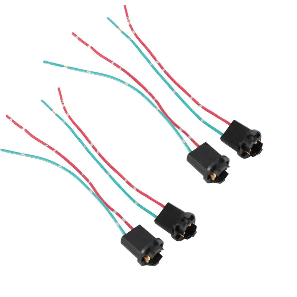 2PCS T10/168/194/2825/W5W Wiring Harness Sockets Compatible avec LED Bulbs, Parking Lights, License Plate Lights – vue 6