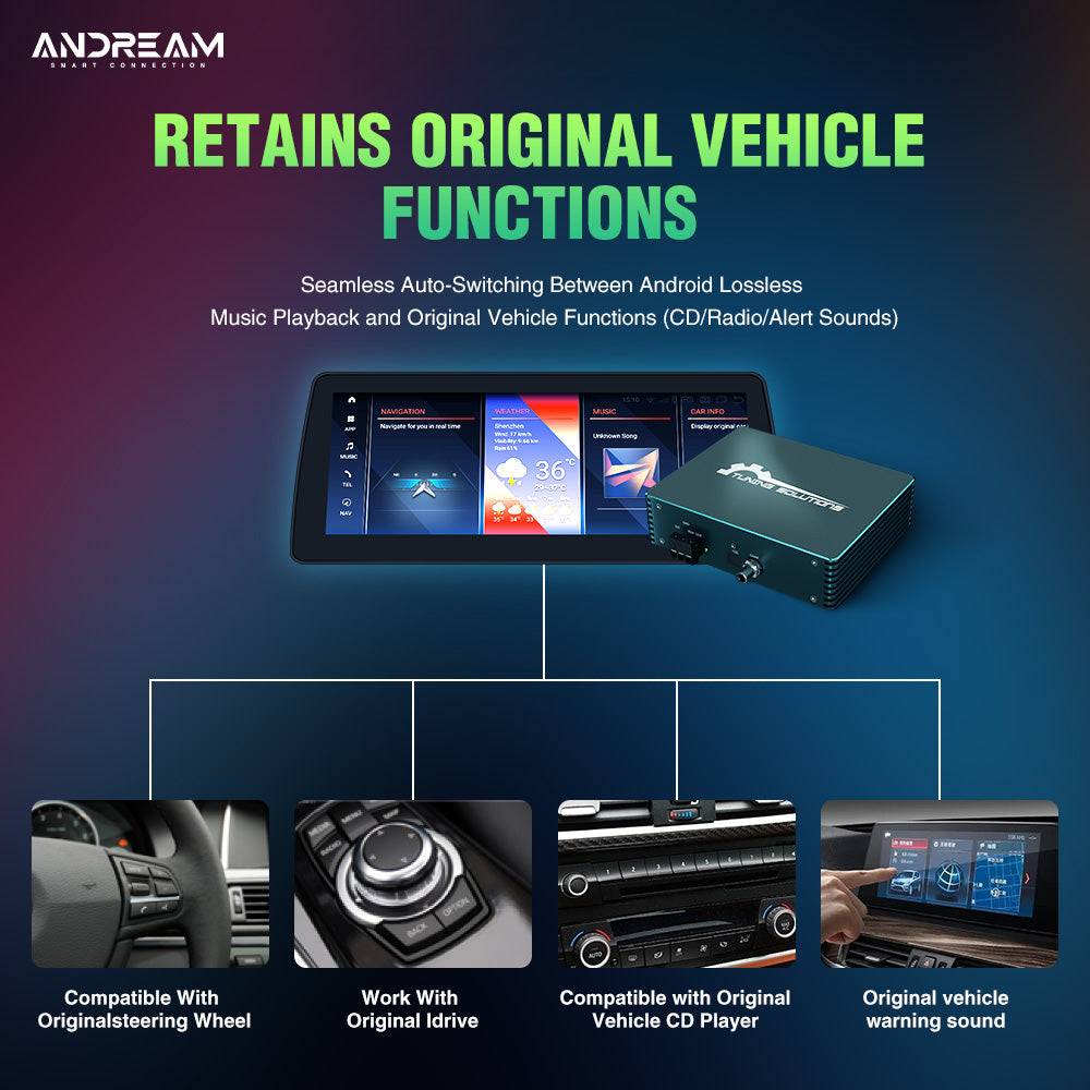Amplificateur audio automobile Andream pour BMW EVO X1 X2 X3 – vue 5