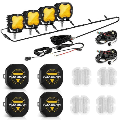 XP-ULTRA série 3″ 80 W 9 600 lm projecteurs LED compacts blanc&orange – vue 40 – NOVADOMIO