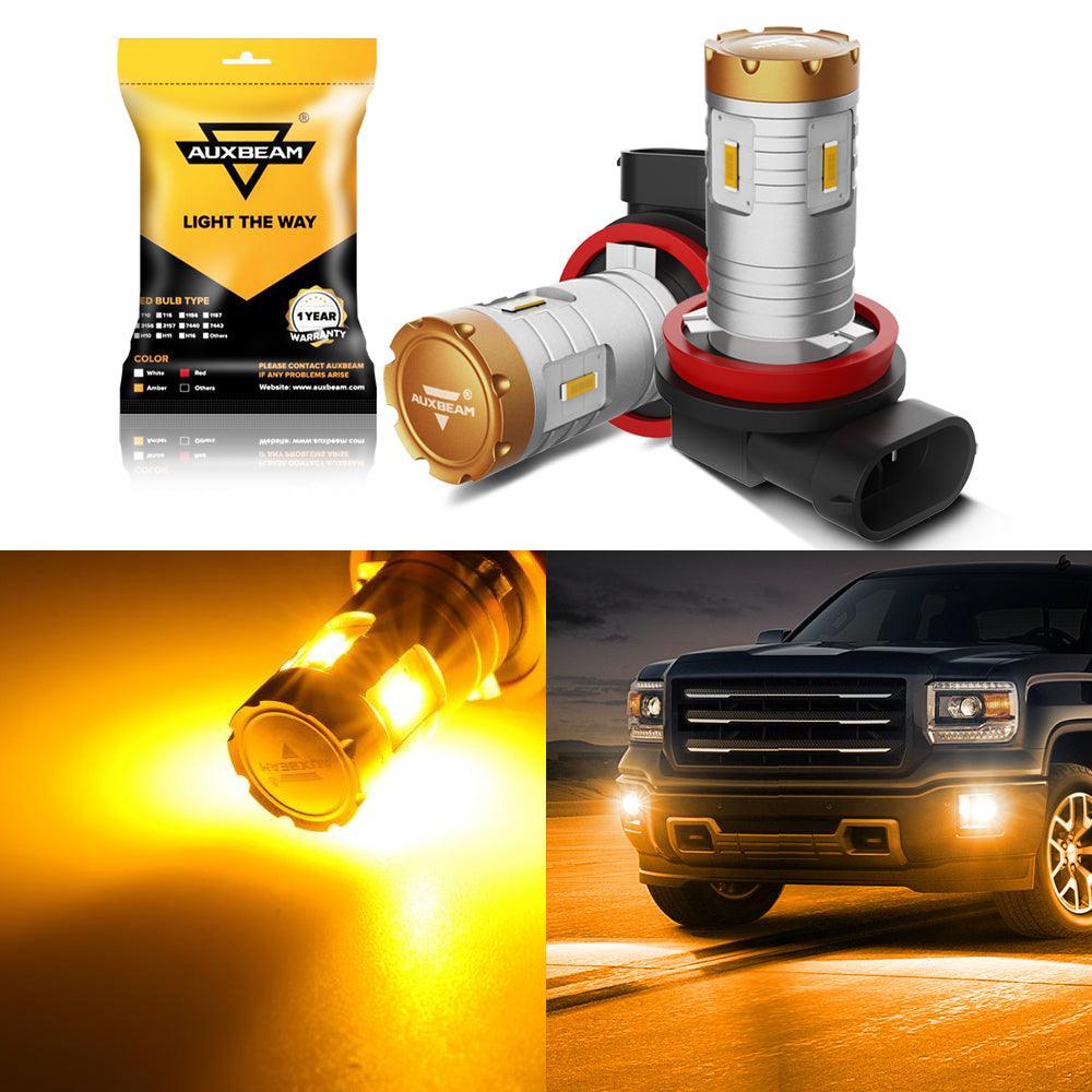 🔥 (2pcs/set) blanc/orange/Blue 20W Crown-360° LED Fog Lights Bulbs/DRL – vue 14
