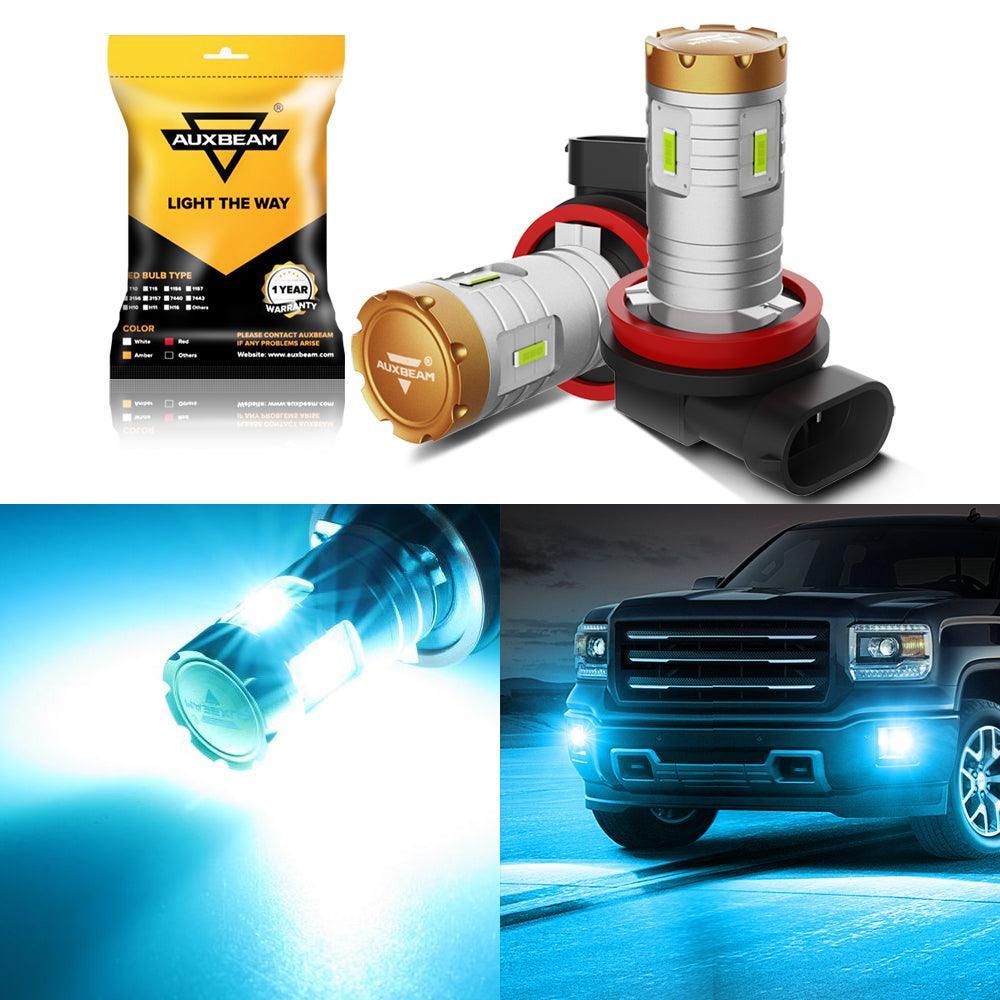 🔥 (2pcs/set) blanc/orange/Blue 20W Crown-360° LED Fog Lights Bulbs/DRL – vue 11