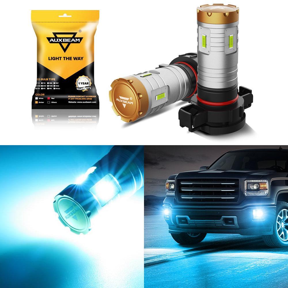🔥 (2pcs/set) blanc/orange/Blue 20W Crown-360° LED Fog Lights Bulbs/DRL – vue 17