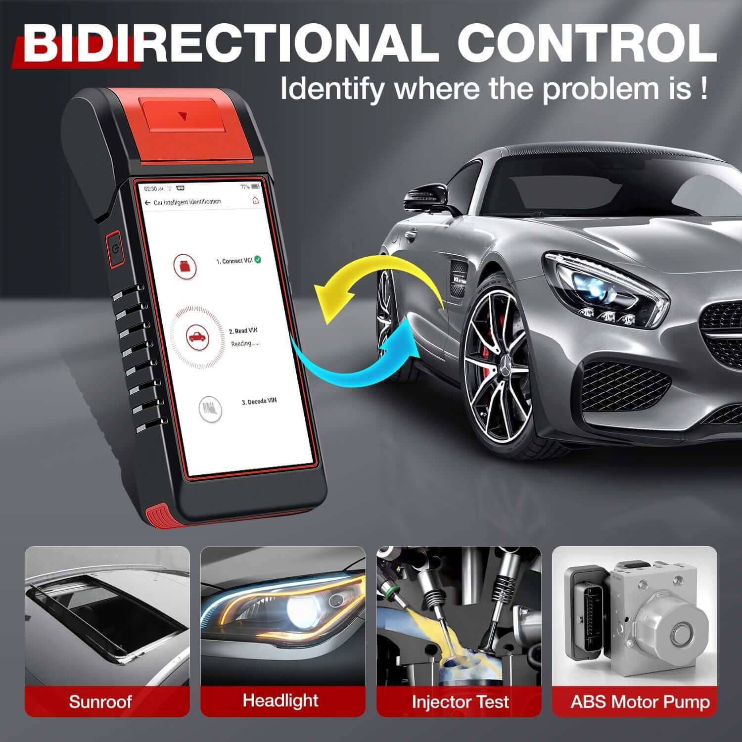 Valise diagnostic KINGBOLEN K6 Pro – TPMS, batterie et codage ECU – image produit 8 | NOVADOMIO