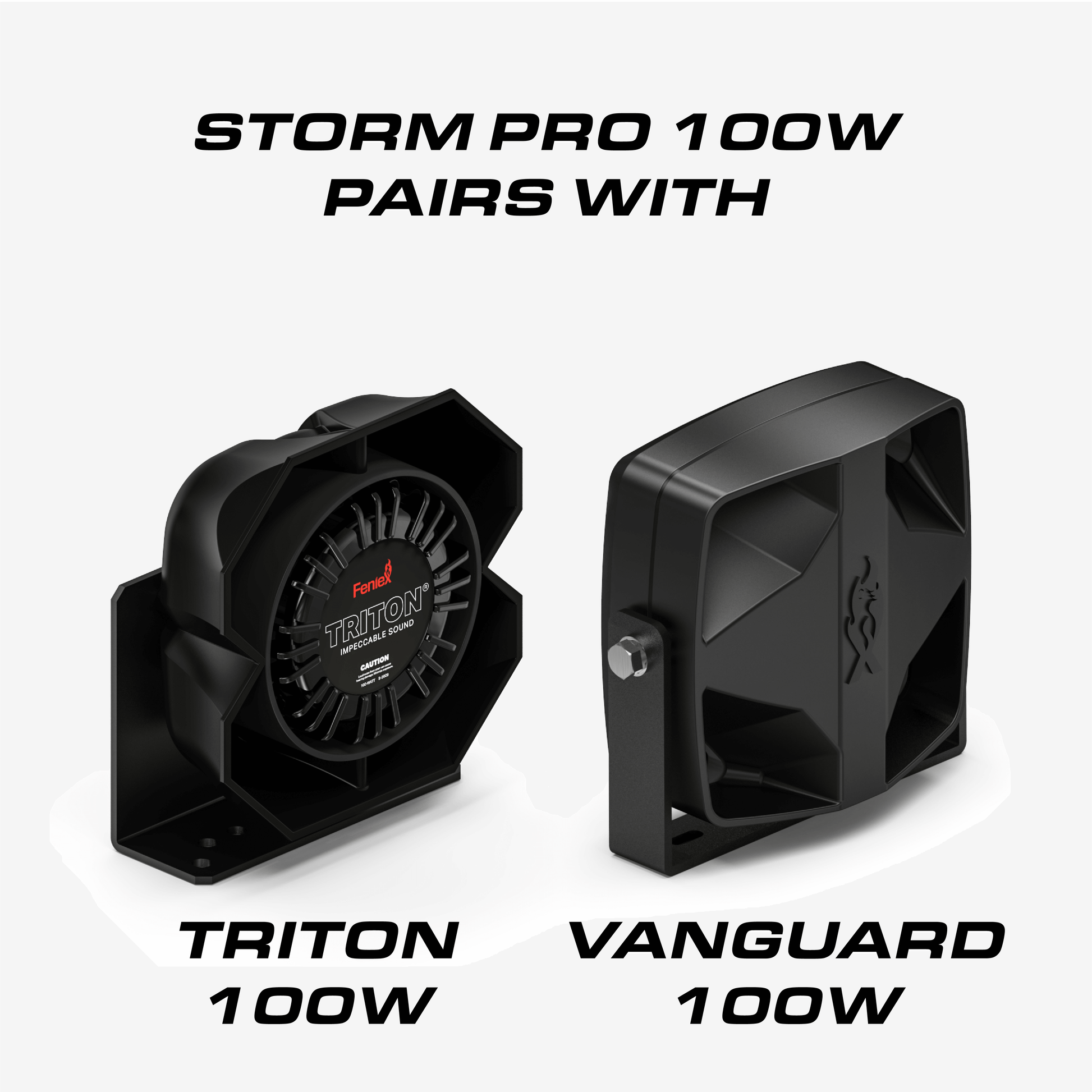 Feniex Storm Pro 100w Siren – Sirène et contrôle embarqué – vue 4