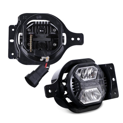 4″ LED antibrouillards avec blanc DRL pour Jeep Wrangler JL 2018–2021 – vue 7 – NOVADOMIO