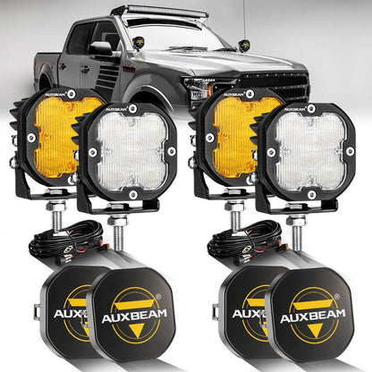 3″ 80 W 9 600 lm projecteurs LED compacts blanc&orange pour Ford – vue 26 – NOVADOMIO