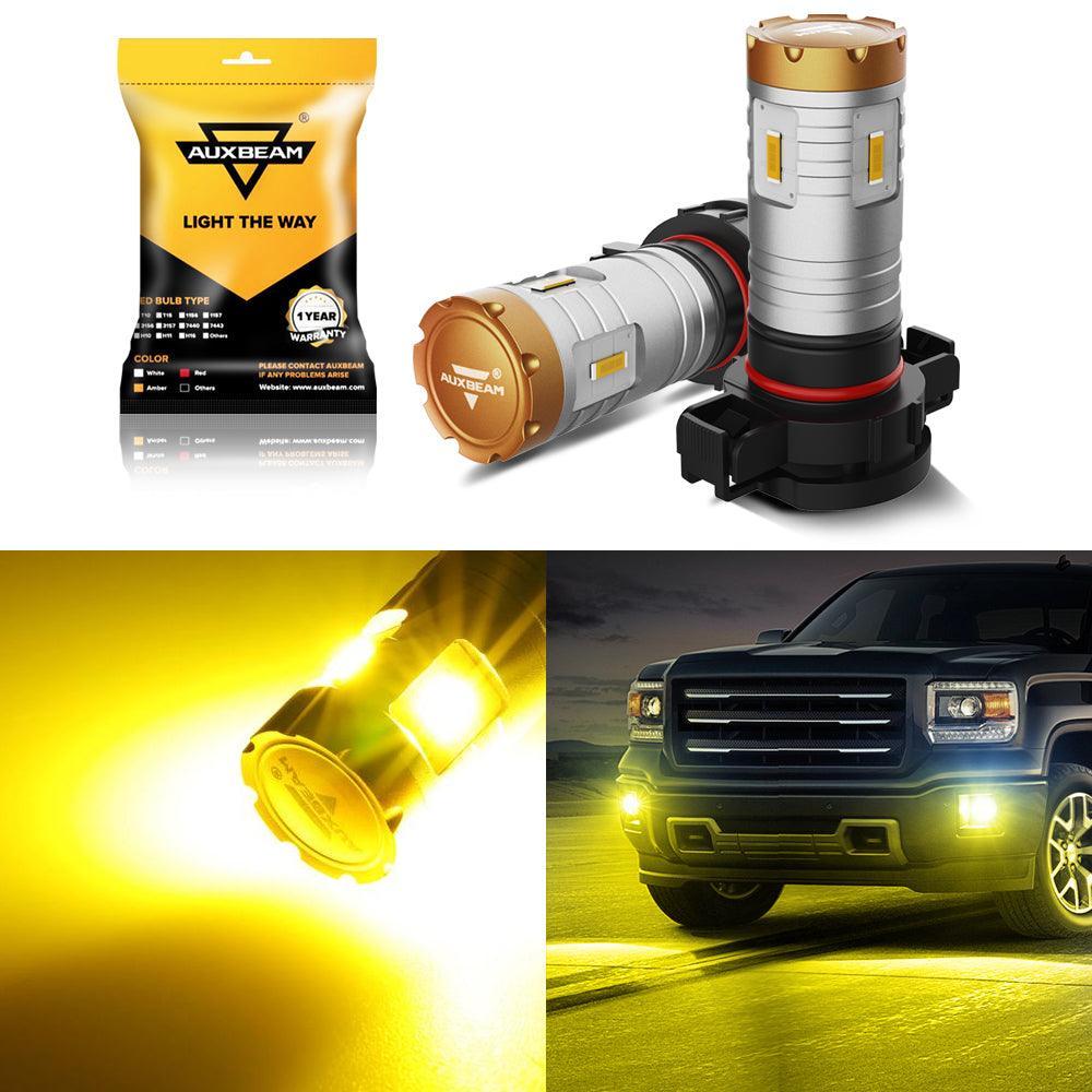 🔥 (2pcs/set) blanc/orange/Blue 20W Crown-360° LED Fog Lights Bulbs/DRL – vue 18