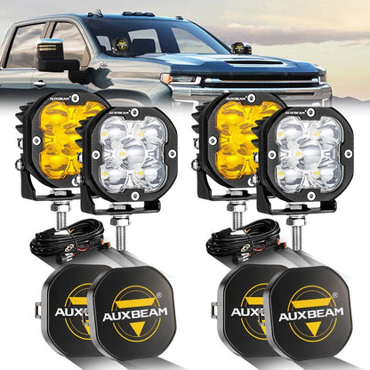 XP-ULTRA série 3″ 80 W 9 600 lm projecteurs LED compacts blanc&orange – vue 24 – NOVADOMIO