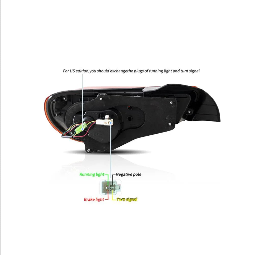LED bloc de feux arrière Sequential clignotant avec Dynamic Welcome Lighting [Dragon Style] pour 2012-2020 Toyota 86 GT86 FT…