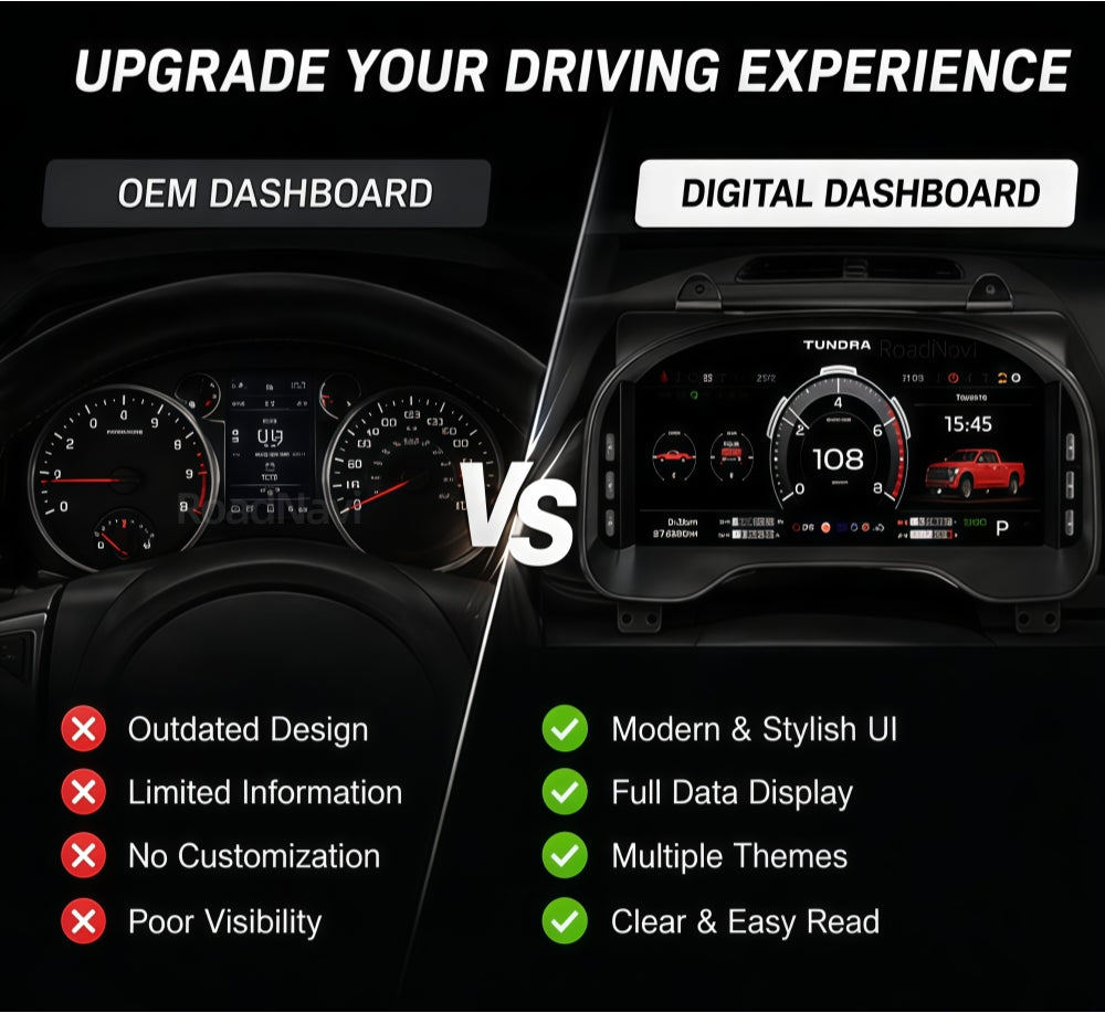 Virtual Cockpit Toyota Tundra 2014-2019 LCD 12,3″ – NOVADOMIO