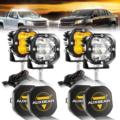 XP-ULTRA série 3″ 80 W 9 600 lm projecteurs LED compacts blanc&orange – vue 20 – NOVADOMIO