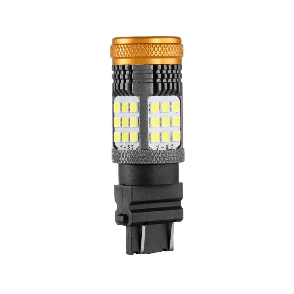 3157 7443 1157 1156 BAU15S blanc orange rouge LED clignotant DRL Brake Tail Reversing Light Bulbs LED Bulbs 56W 600% haute l…