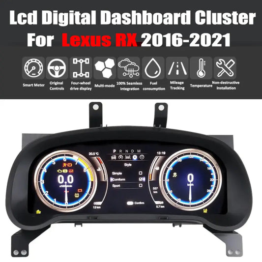 Virtual Cockpit Lexus RX 2016-2021 LCD 12,3″ – NOVADOMIO