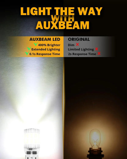 168 2825W5W T10 Ampoules LED pour plaque, feux latéraux et intérieur 3 W 400% plus lumineux CAN-bus anti-erreur blanc B1