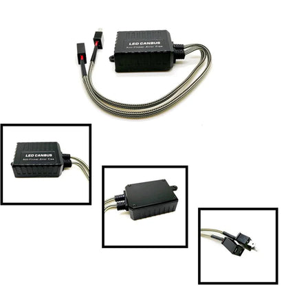 H7 C20-Model Decoder-Pro Enhanced Ampoules de phare LED CAN-bus Decoder Harness Resistor Conversion Kit lot de 2 – vue 10