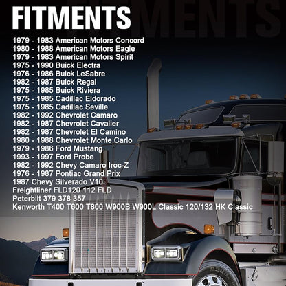 4×6″ DOT optique scellée phares LED avec DRL pour Peterbilt Kenworth Freightinger Ford Chevrolet – vue 7 – NOVADOMIO