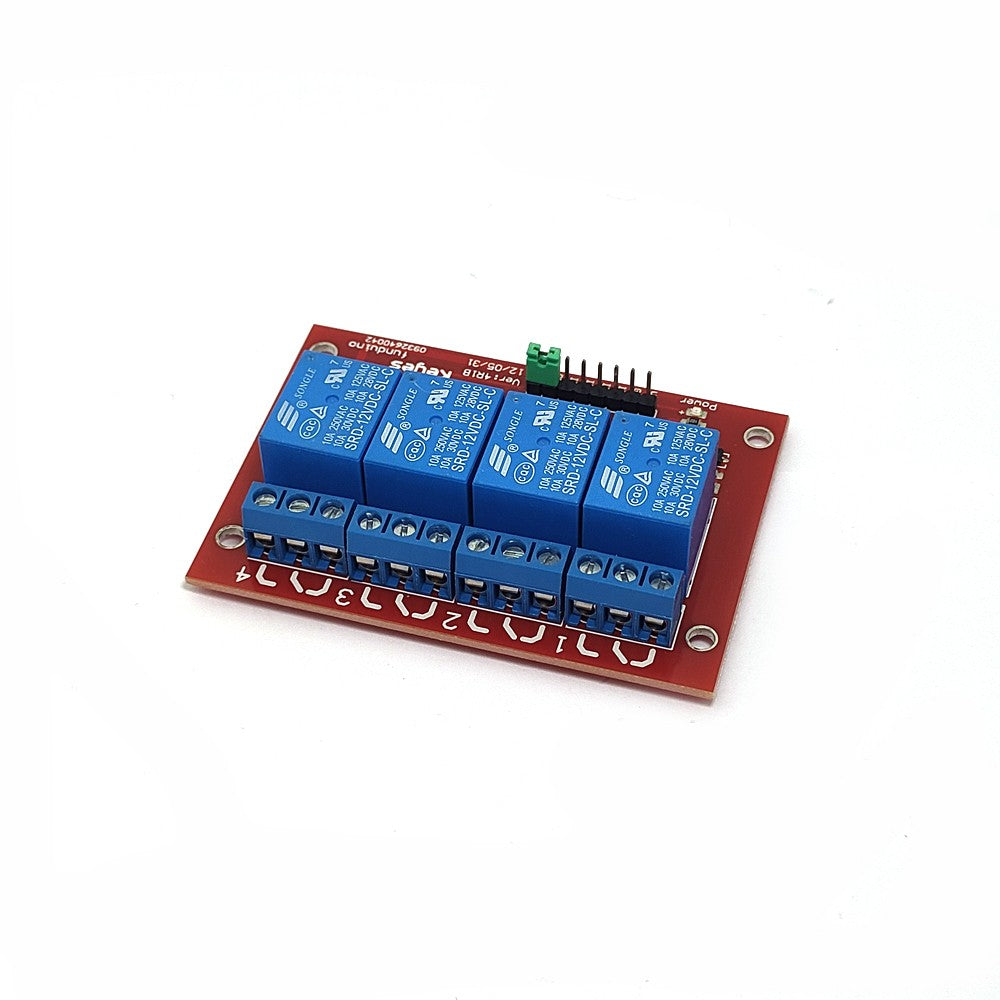 Module de relais 12 V à 4 canaux pour Arduino PIC AVR DSP ARM – vue 3