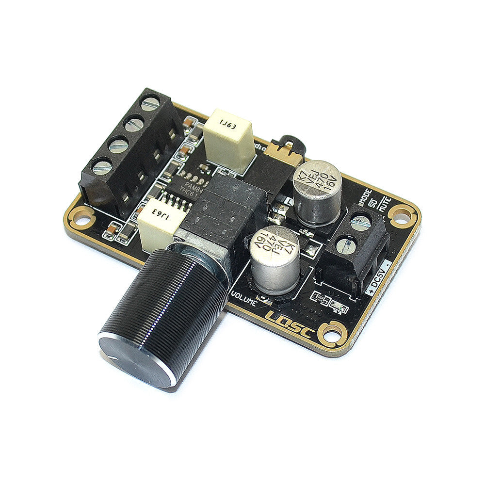 Carte d'amplificateur de puissance numérique 5 W x 2 classe D, module d'amplificateur de préamplificateur à monter…