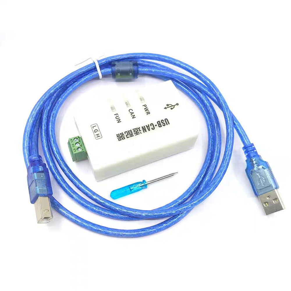 Adaptateur USB CAN multifonctionnel USB-CAN 5K-1M Débit en bauds 12 M / S CAN2.0 A / B Prise en charge du décodage…